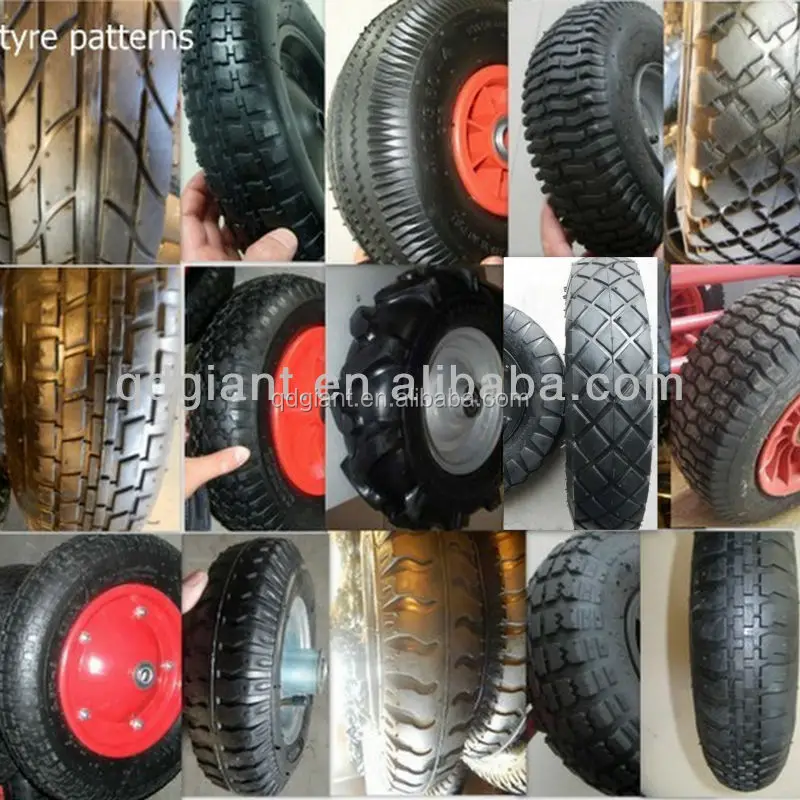 8" Air Tire Castor wheel with plastic rim