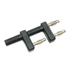 Double lantern type electrical terminals parallel 4mm banana plug male to female Connector