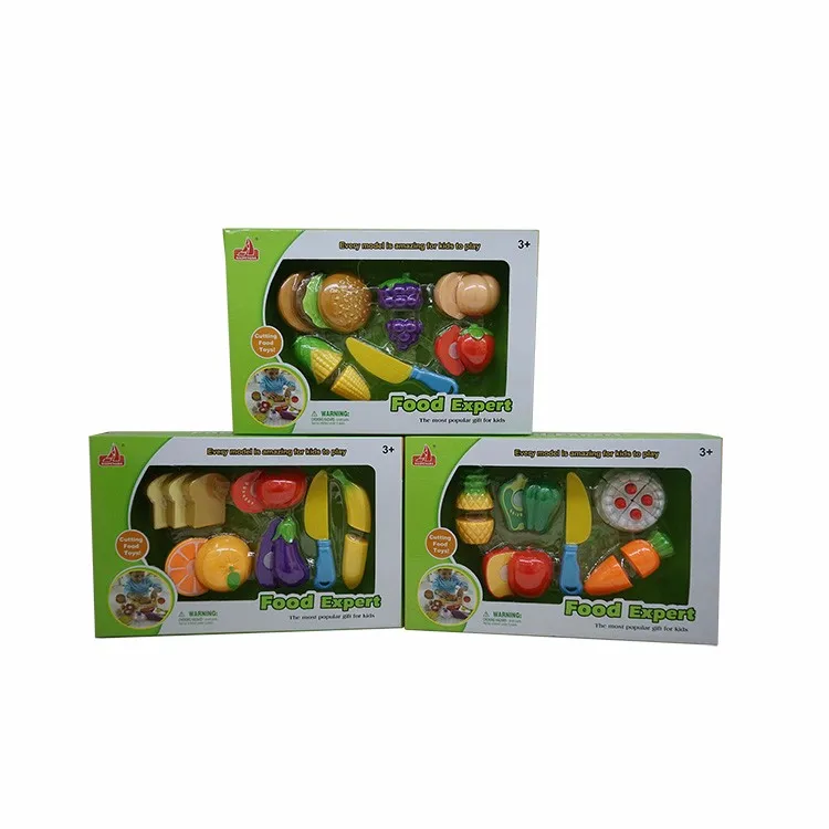 set Giocattolo per bambini in plastica Frutta verdura cibo taglio P C1M5 12 Pz 