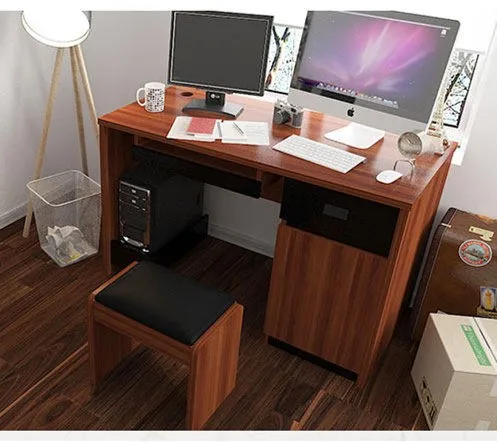 中国新风格木纹家居家具电脑桌