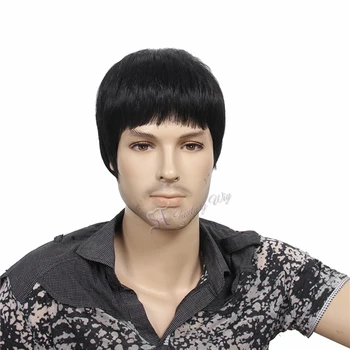 50s 60s Costume Wig Bruce Lee Cosplay Hair Wigs Synthetic Hair