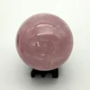 Cheap Price Large Sizes Natural Rose Quartz Crystal Balls Pink Crystal Spheres For Ornaments