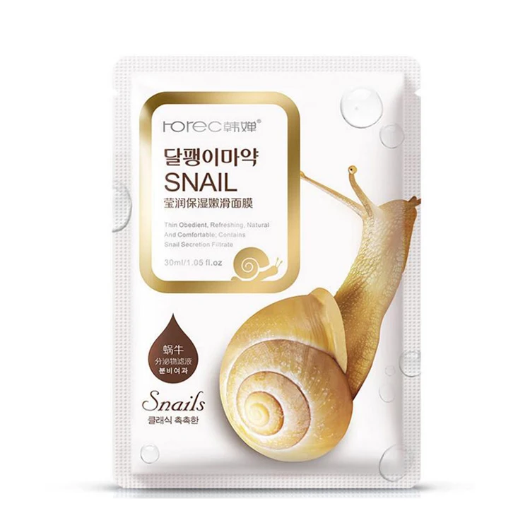 Wholesale Korea Snail Moisturizing Facial Mask For The Face - Buy ...