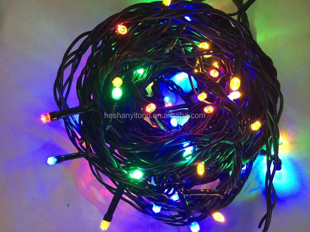 High Voltage Multicolor Christmas Decorative Outfit String Lights For