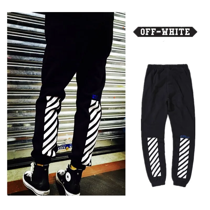 Promoción de Blanco Pantalones De Chándal Para Hombre