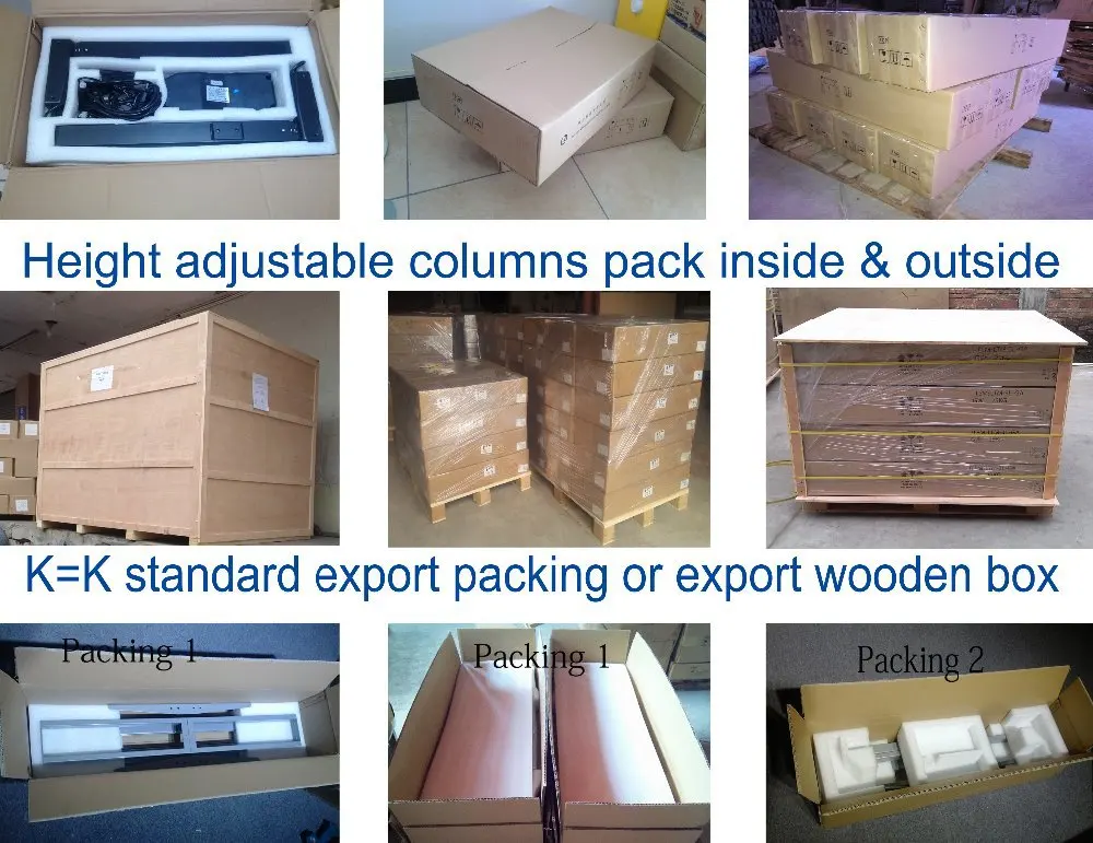 offic table frame packing