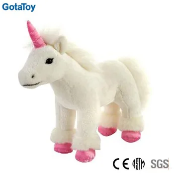 white unicorn soft toy