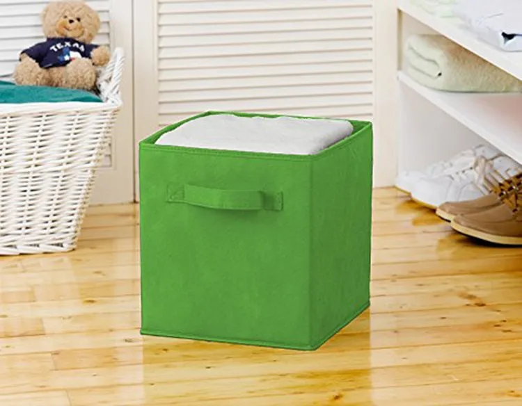 Cubo Multi Colores Caja De Almacenamiento De Tela Organizador - Buy