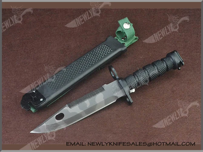 New Design Colorful Titanium Coating Military Tactical Survival Knives