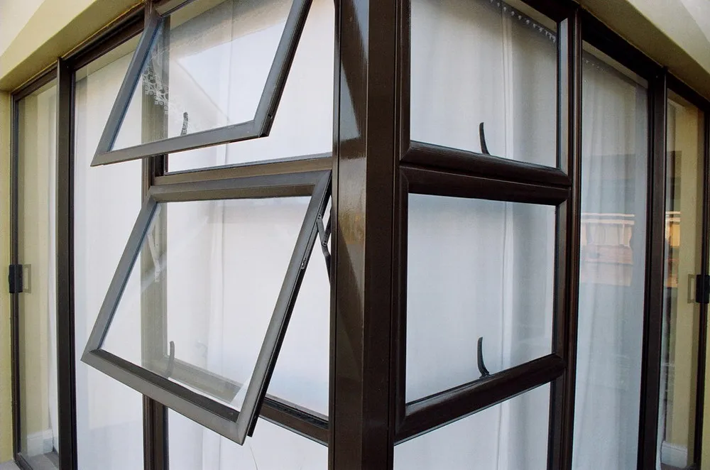Australia style aluminum awning window/top hung window, View aluminium