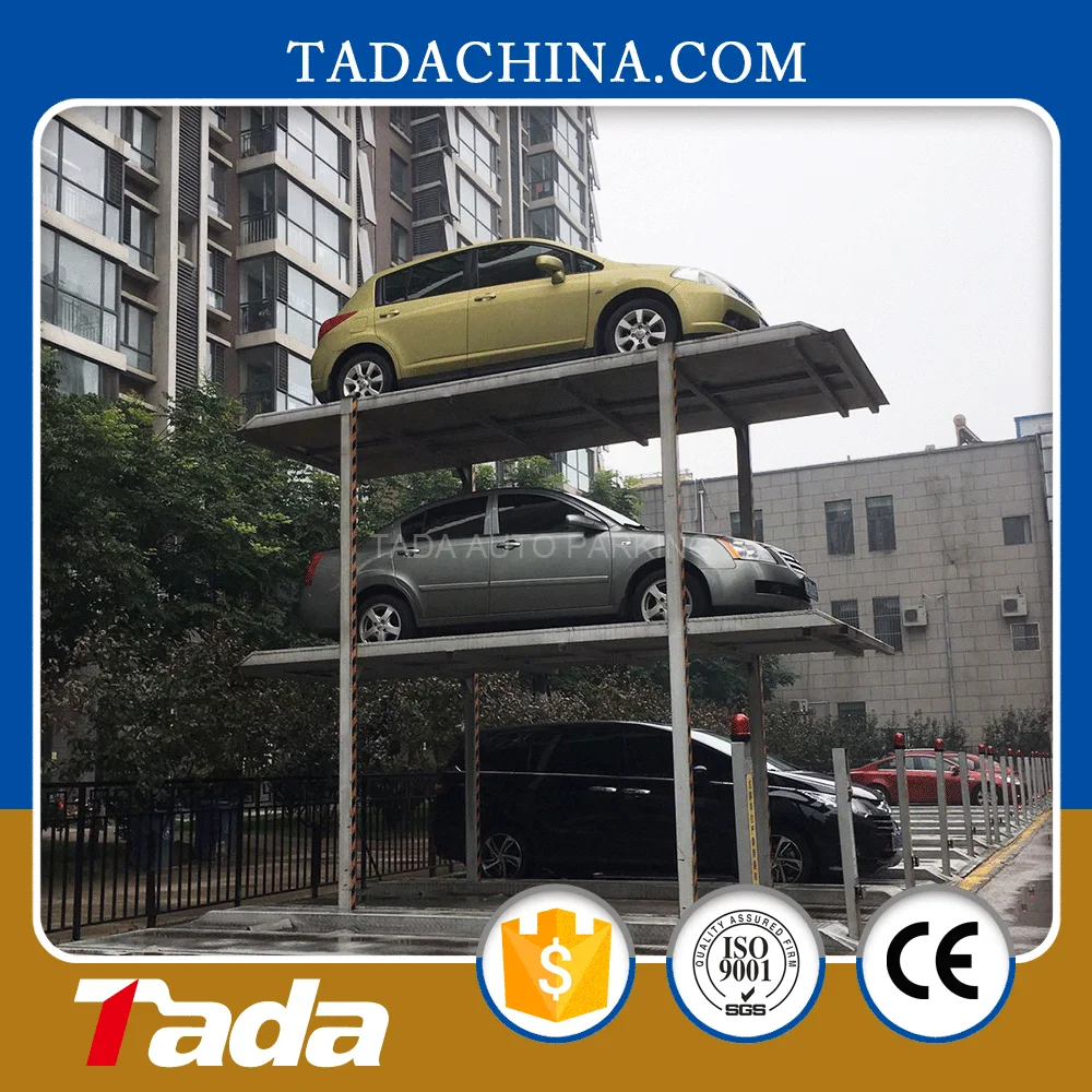 Pjs 3 Levels Mechanical Pit Type Underground Parking Car Lift Buy