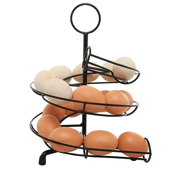 New Design Spiral Shape Metal Wire Egg Rack Buy Egg Rack,Wire Egg
