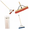 Amazon Best Seller cleaning tools Hardwood Varnished Wooden Long Handle For Large Push Broom