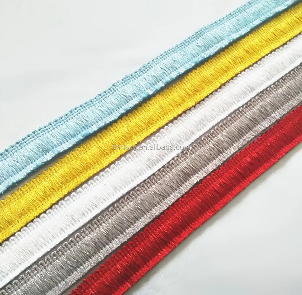 2cm Gold Metallic Fringe Trims For Sofa,Pillow,Clothing,Cushion,Bags