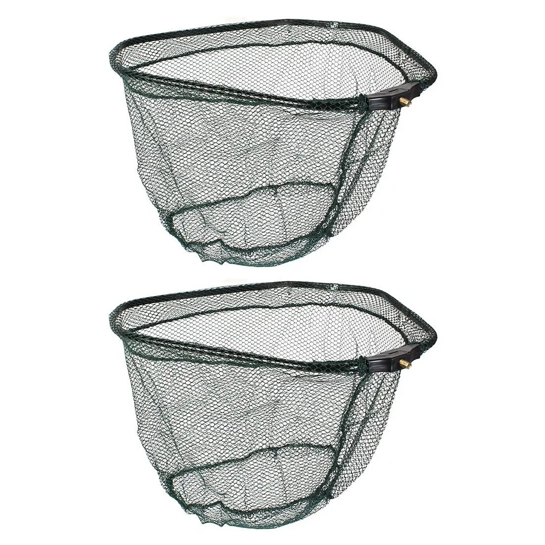 uxcell® 2 Pcs Nylon Mesh Foldable Triangle Shape Fishing Landing Net
