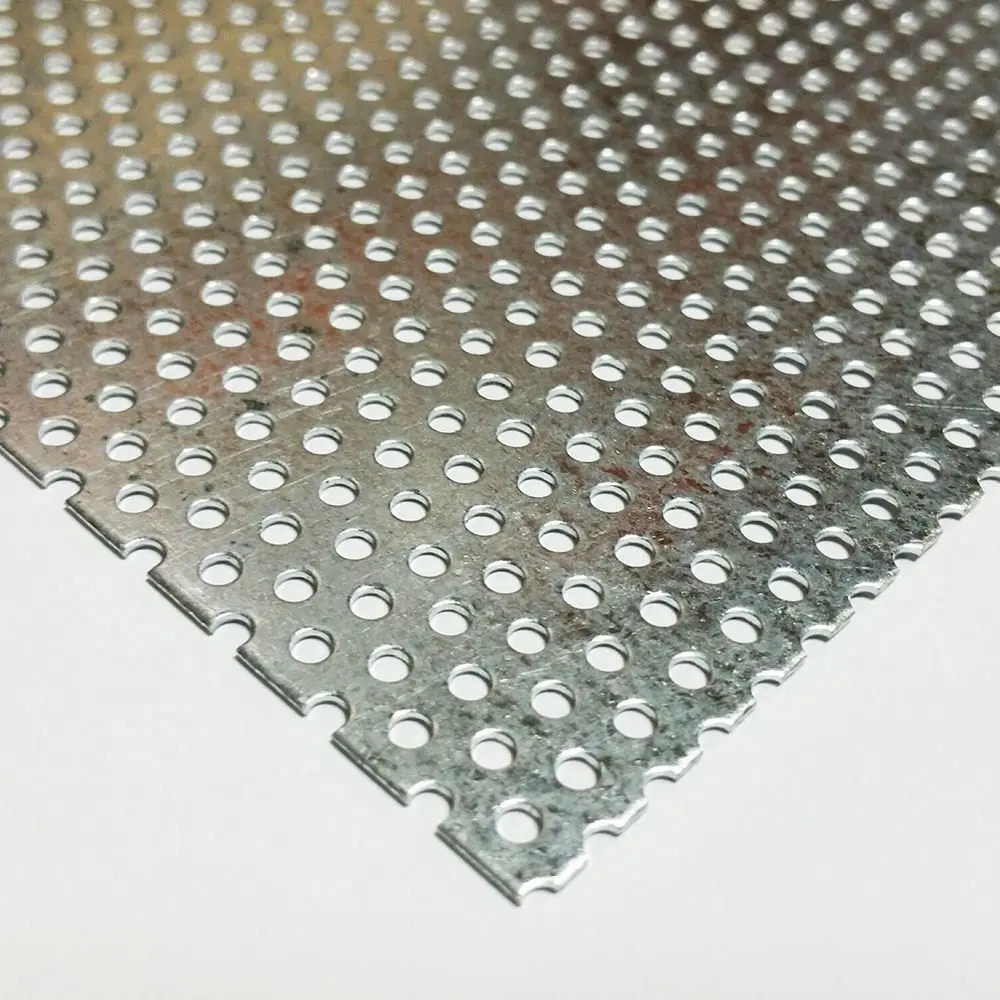 Buy Online Metal Supply Galvanized Steel Perforated Sheet .034" (22 ga.) x 12" x 12" 3/32