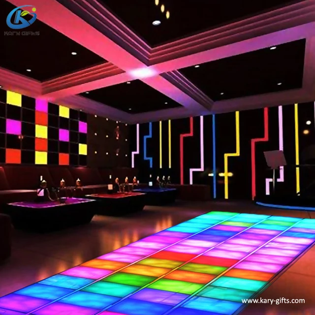 Led Dance Floor For Club Disco Dj Stage Decorated Plastic Flooring