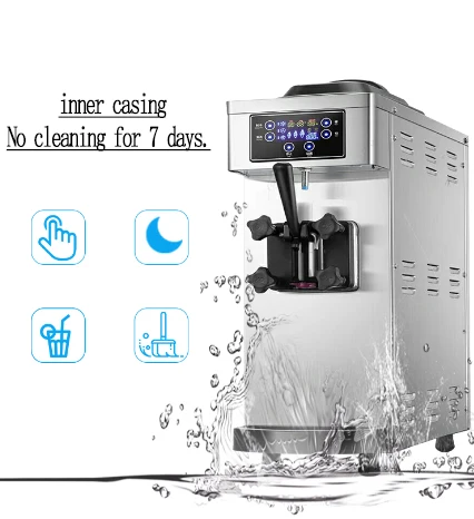 Guangzhou manufacture soft commercial ice cream machine for sale from china
