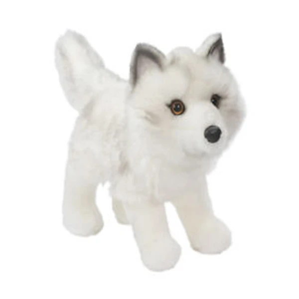 white wolf plush toy