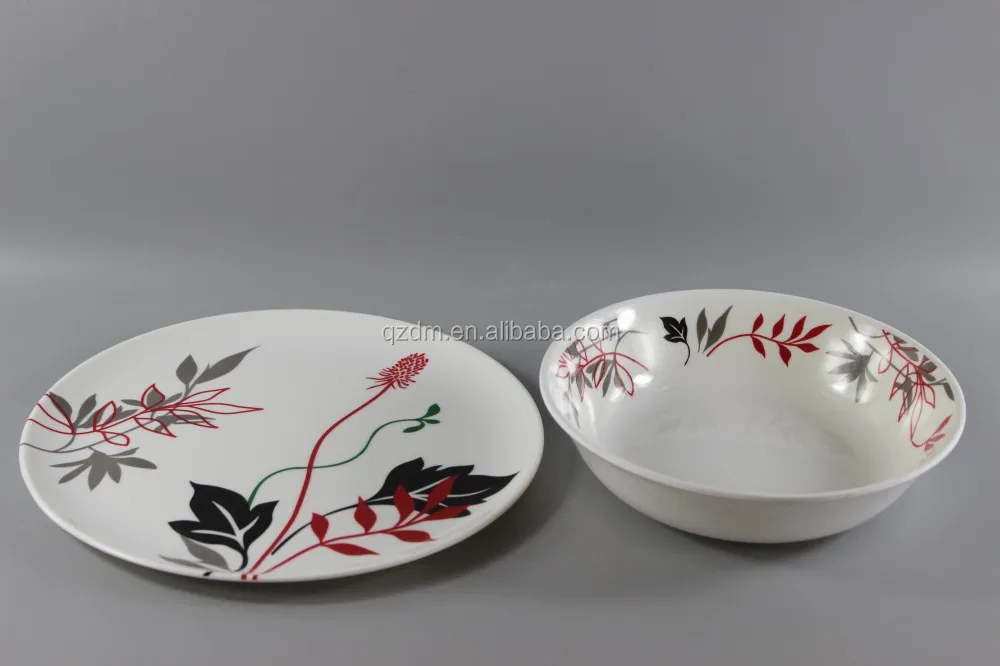 Round Melamine Plate And Bowl For India