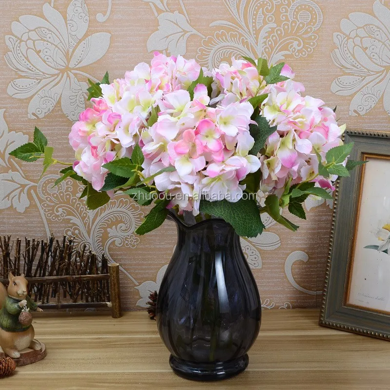 Zero Single Stem Silk Vision Hydrangea Flowers Artificial Flowers