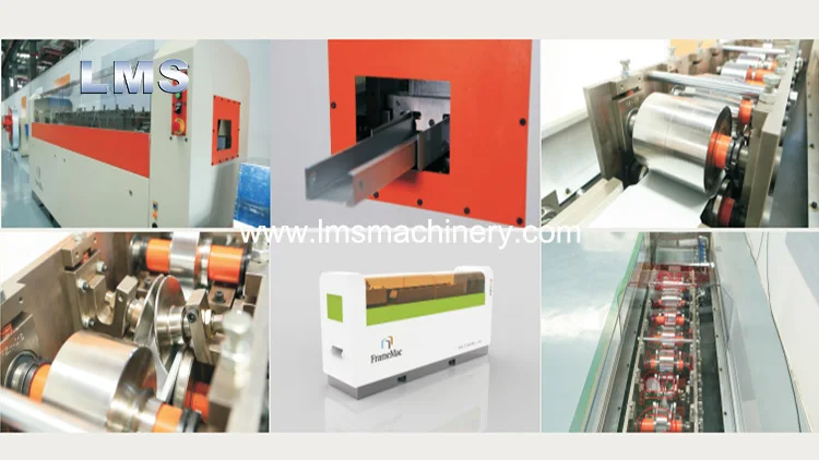 High Speed Prefabricated Light Steel Framing Machine