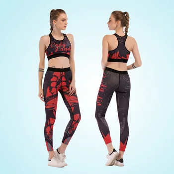 workout sports bra and leggings set