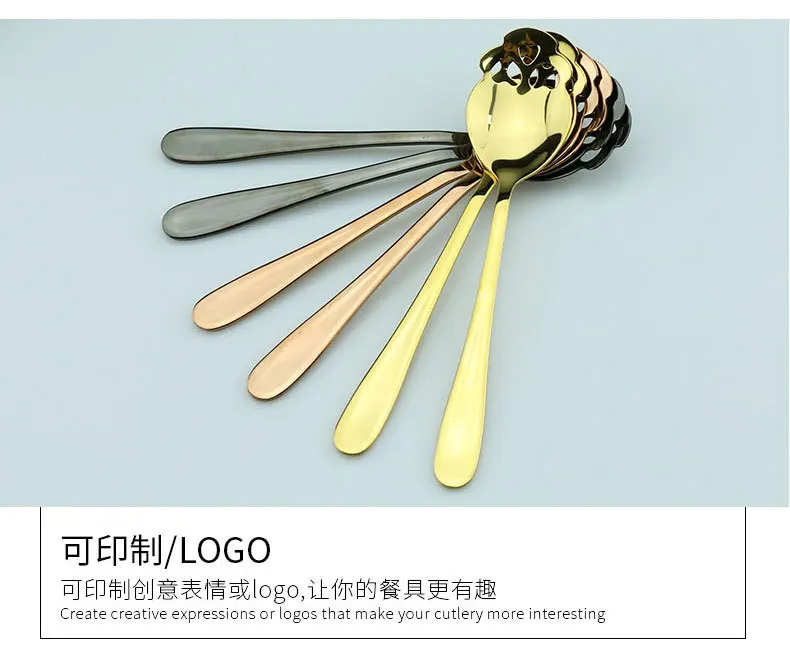 In Stock Stylish Stainless Steel Skull Shape Coffee Sugar Dessert Skull spoon