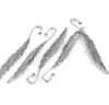 Wholesale custom new Creative Feather Antique Silver Bookmarks