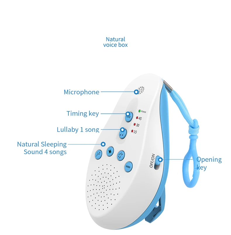 Baby Soother Sound Projector Machine Nursery Music,Infant Shusher