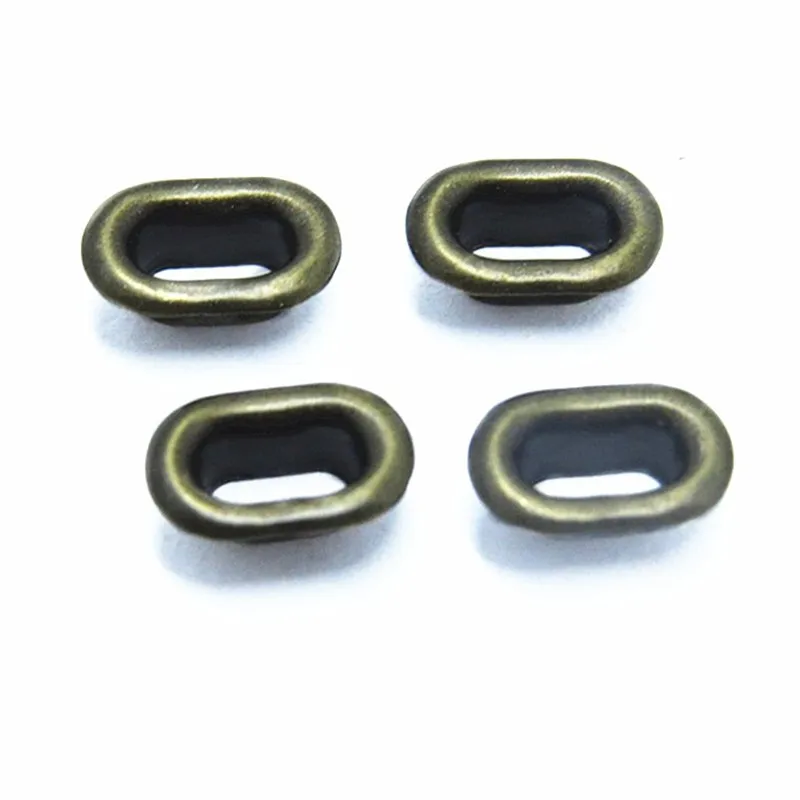 8x5mm Antique Brass Fashion Metal Shoe Eyelet And Grommets For Shoes