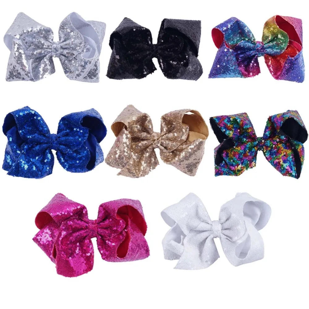 Hair Bows Any Colour JoJo Large Double Satin Octopus Hair Bows Boutique