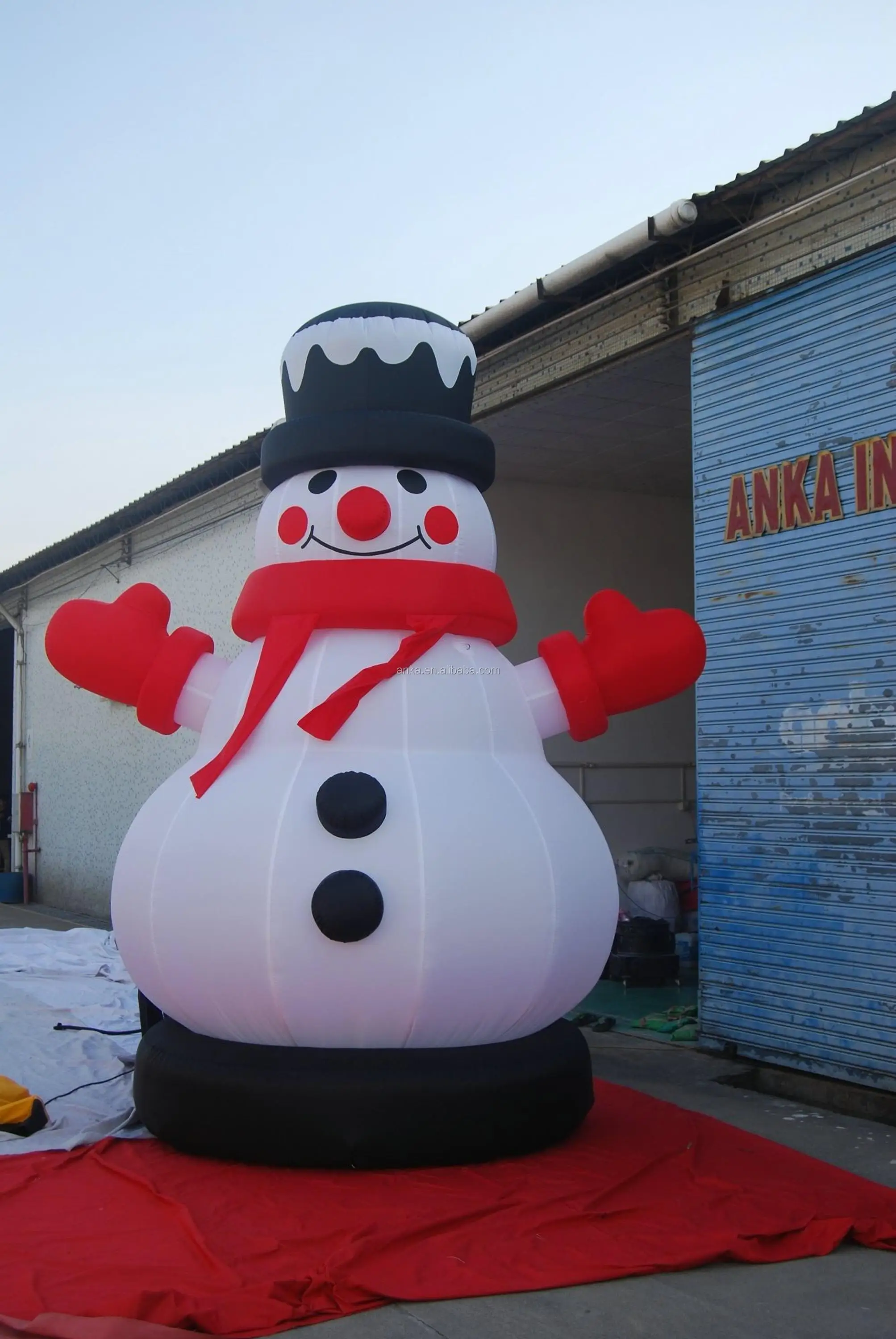 2017 New Design Giant Christmas Inflatable Snowman With Led Light Buy