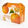 Custom Luxury orange ,tomato ,blueberry ,strawberry shipping carton box, fruit packaging box