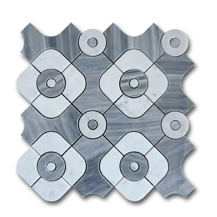 Waterjet Pattern Marble Tiles Floor Design price in India