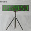 Professional Outdoor 9 Inch Green Large Sports Events LED Marathon Countdown Clock