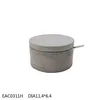 concrete or cement kitchen accessories Salt cellar with spoon