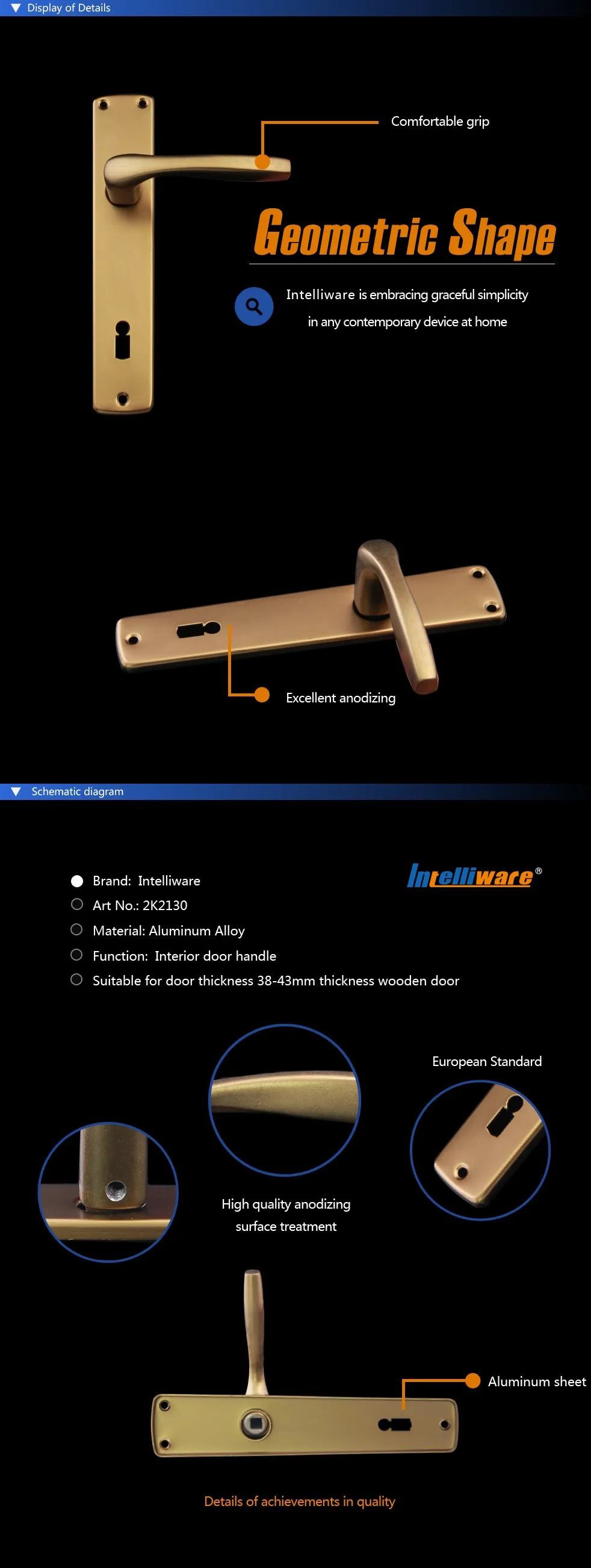 Italy Aluminum Alloy Door Lever Handles And Locks Buy Door Handles