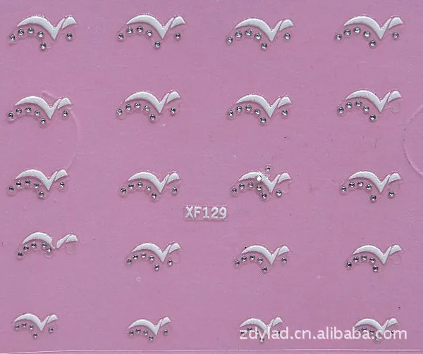 3D design Water Transfer Nails Art Sticker decals lady women manicure tools Nail Wraps Decals wholesale