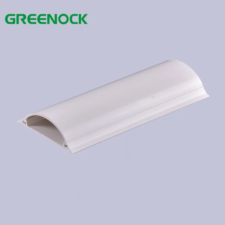 Wholesale D Shape Ground Crossing Pvc Floor Wiring Duct Plastic Cable