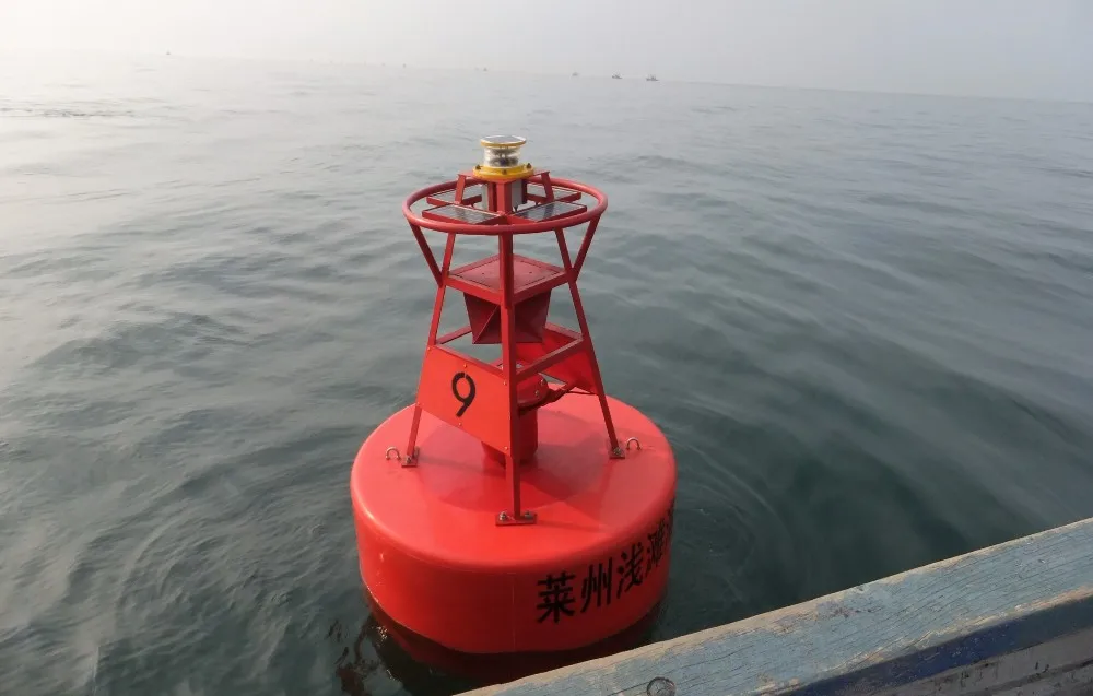 High Quality 2.4m Plastic Floating Buoy With Marine Radar /navigation