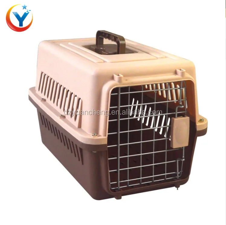 High Quality Cheap Plastic Pet Carrier Dog Flight Cage Cat Transport