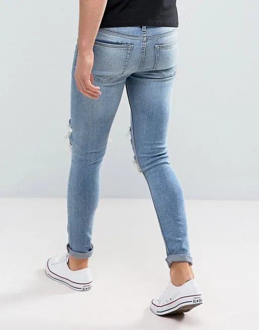 Grosir Fashion Gaya Baru Laki-laki Celana Jeans Skinny 