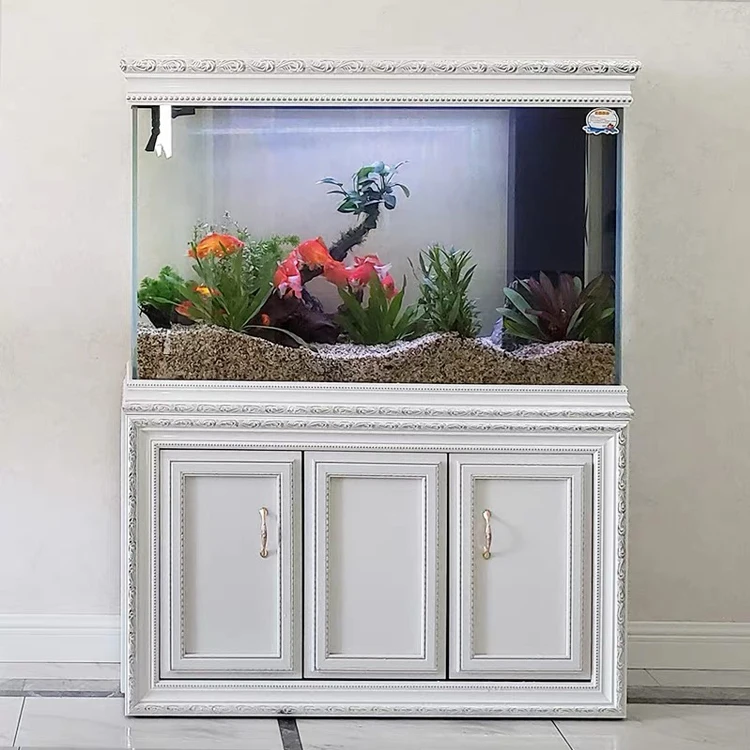 The Factory Direct Customized Solid Wood Fish Tank Display Cabinet