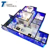 Interior Models with beautiful furniture making for real estate field