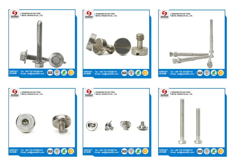 Excellent Quality Stainless Steel Hex Flat Countersunk Head Self-Tapping Screws