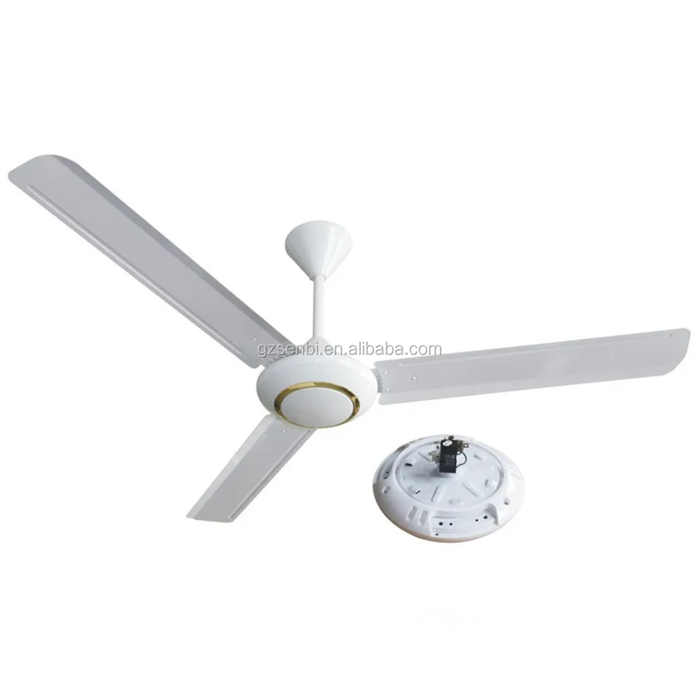 56 Inch Ac 220v Industrial Metal 3 Blades Commercial Ceiling Fan