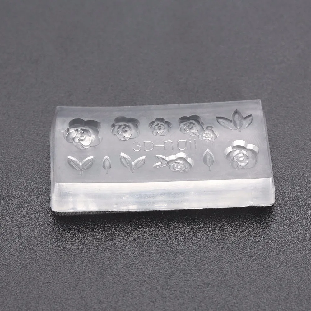 3d Silicone Nail Art Molds To Decorate Acrylic Nails Buy 3d Silicone