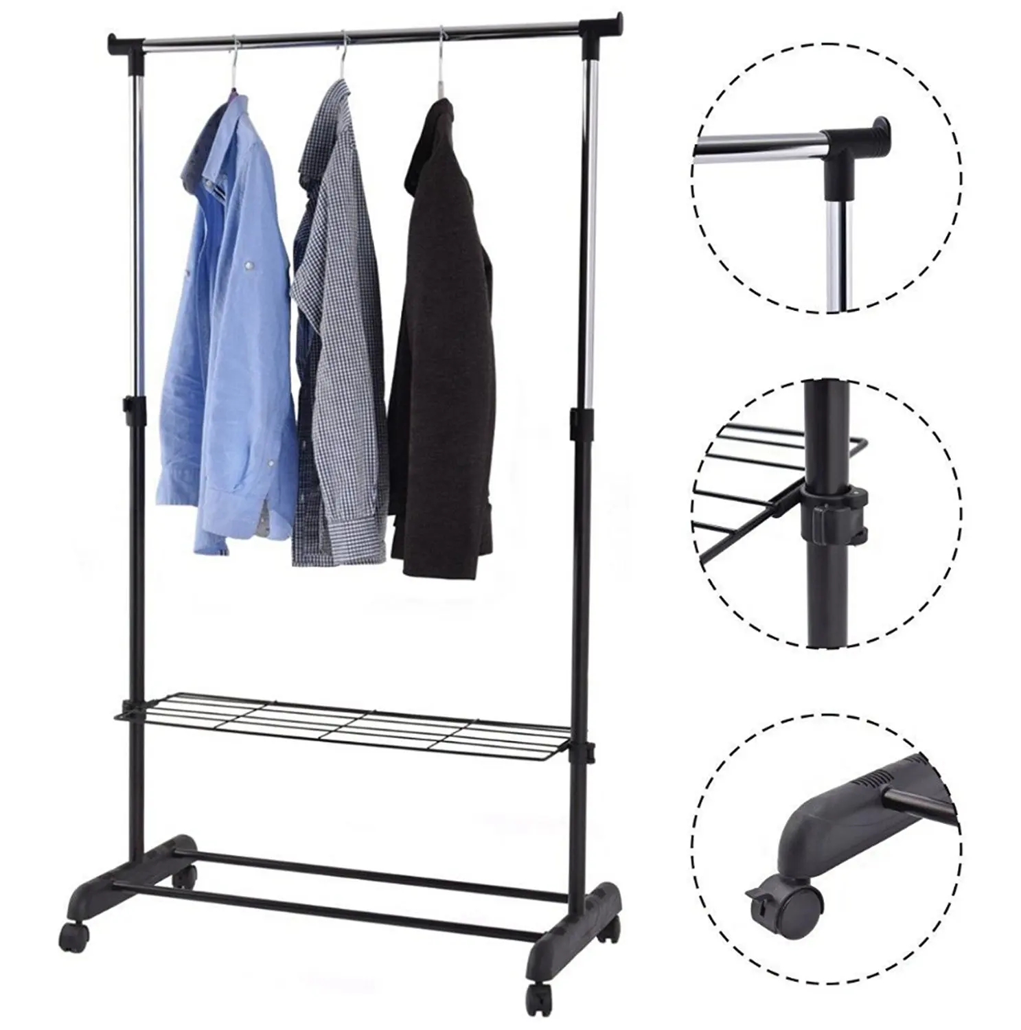 Portable Hanger Rack Find Deals On Line Get Quotations Generic Ent Rack Sh Storage Adjule T Organizer Shoe Garment Shelf Izer