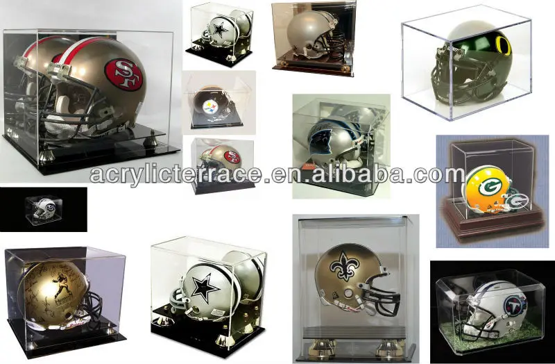 Vanjin Football Helmet Display Case
